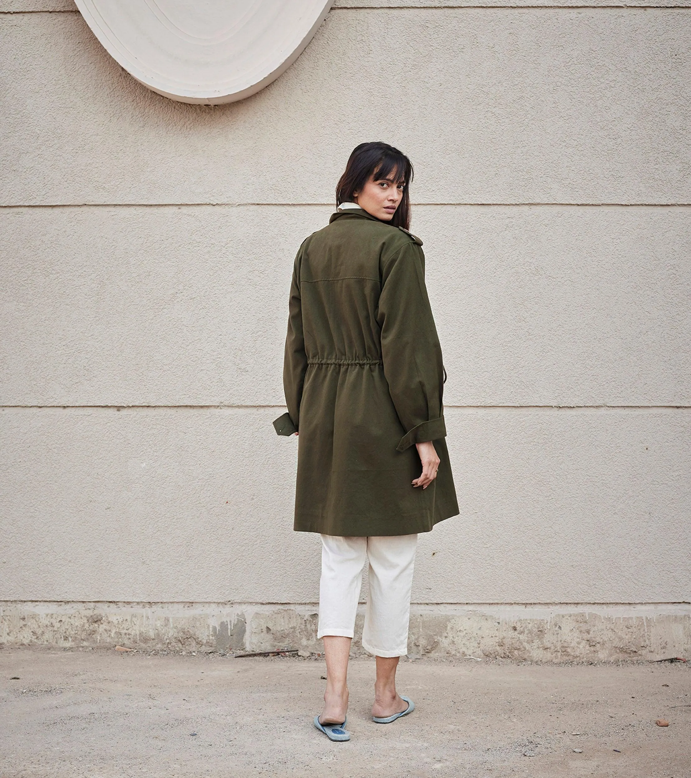 Olive Parka Jacket