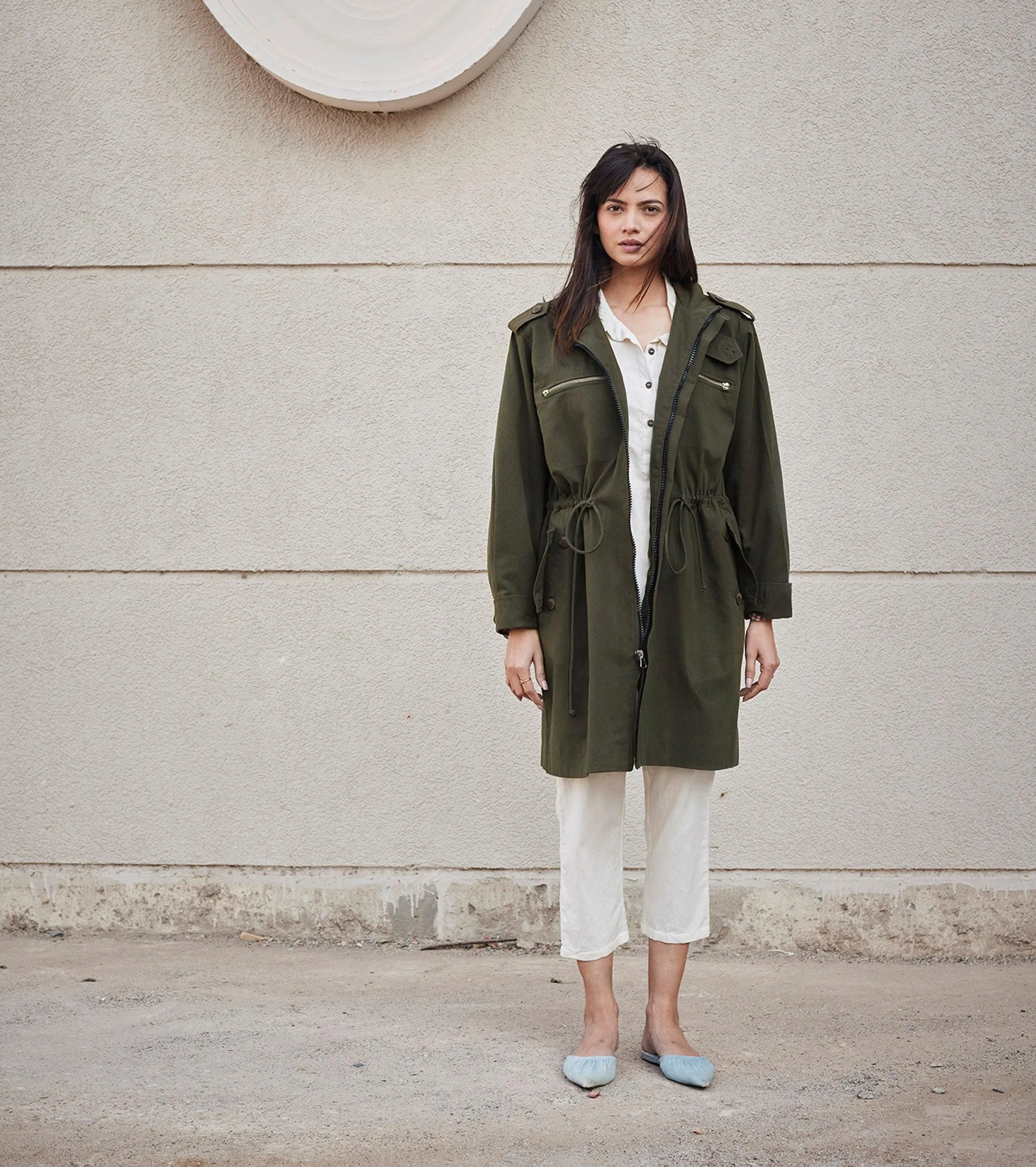 Olive Parka Jacket