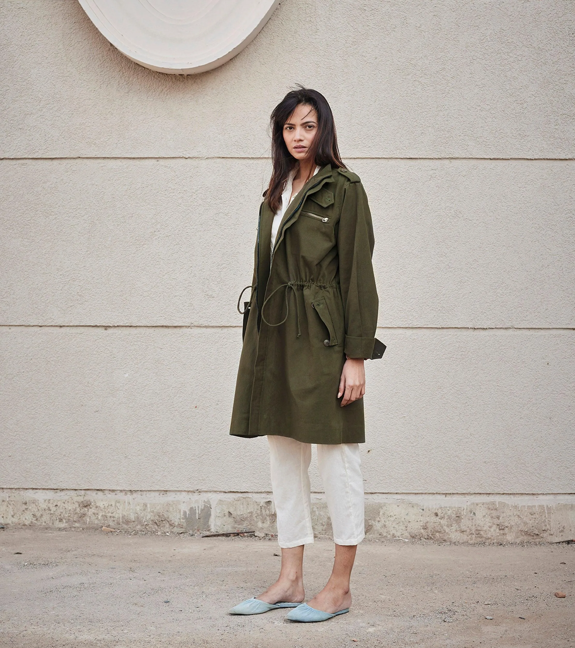 Olive Parka Jacket