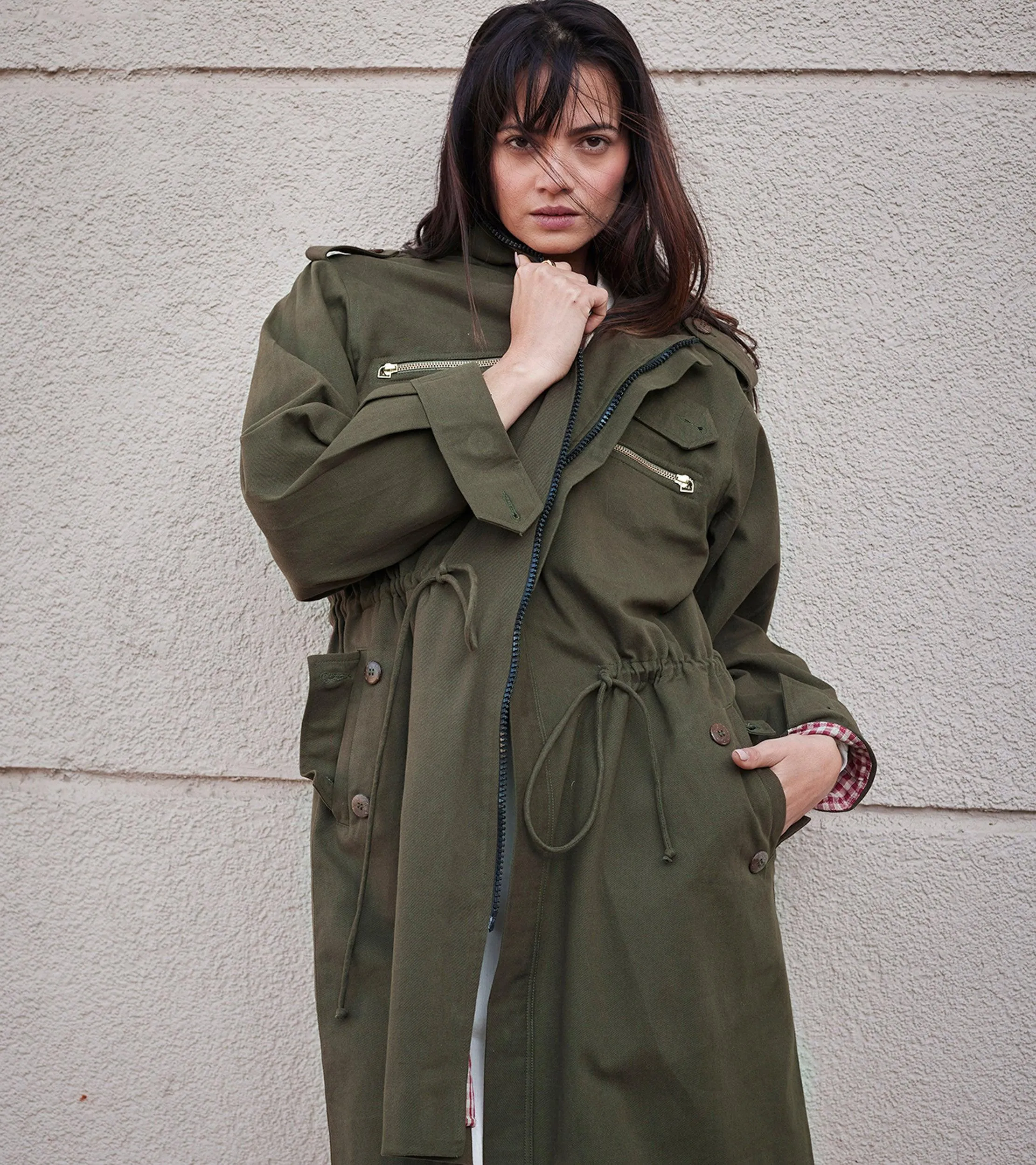 Olive Parka Jacket