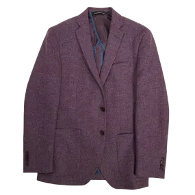 Orchid Tweed Two Button Wool Sport Jacket