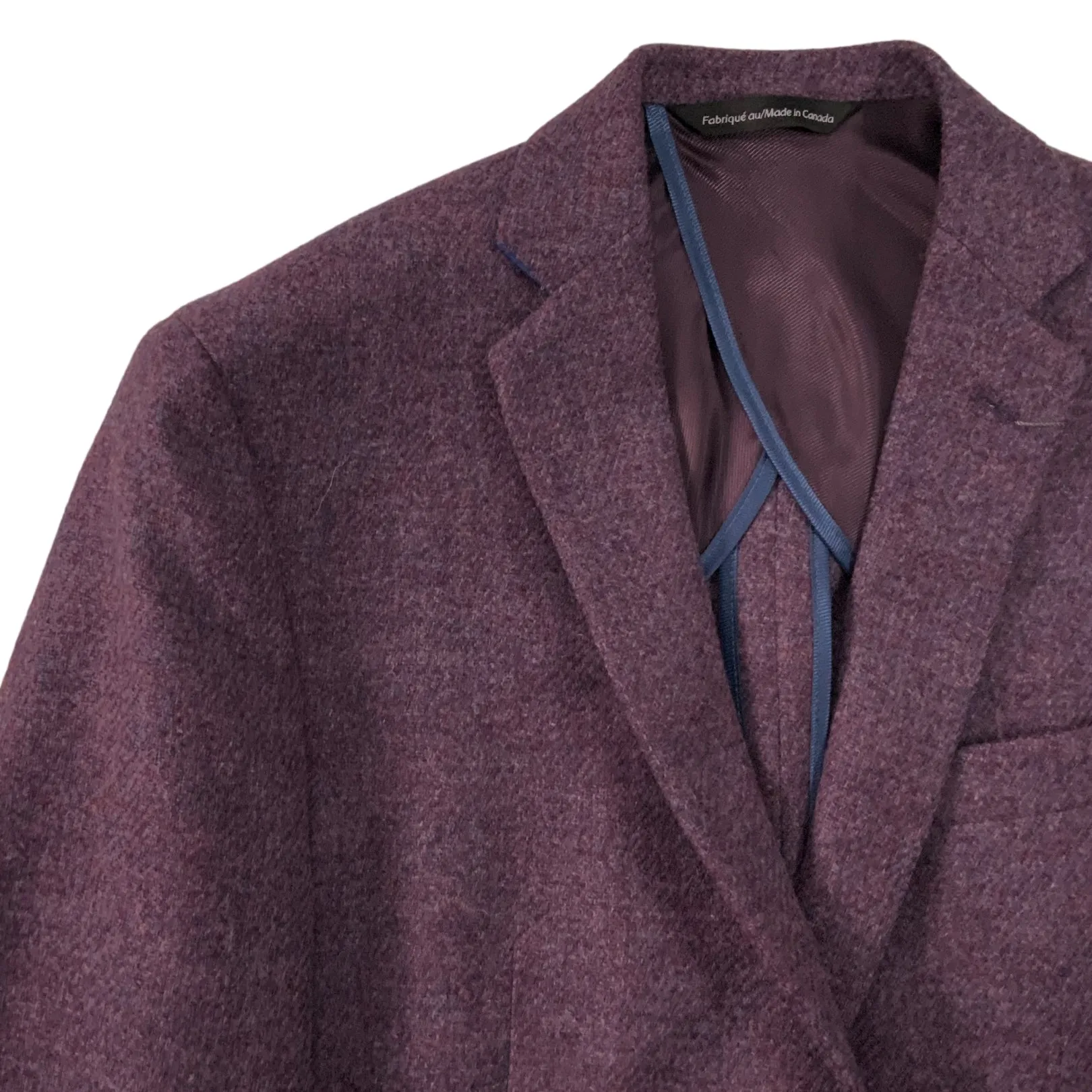 Orchid Tweed Two Button Wool Sport Jacket