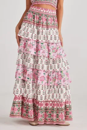 Paloma Skirt in Strawberry Fields