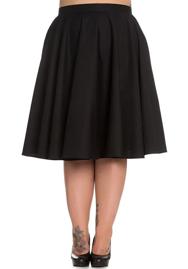 Paula [Black] | 50's SKIRT