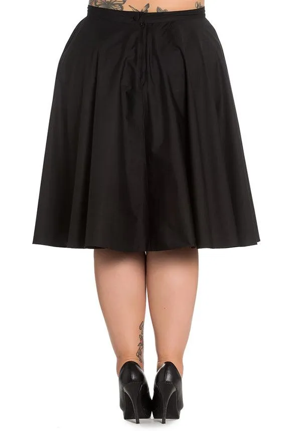 Paula [Black] | 50's SKIRT