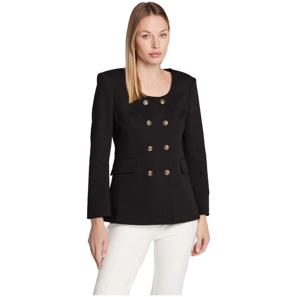 PINKO Black Viscose Suits & Blazer