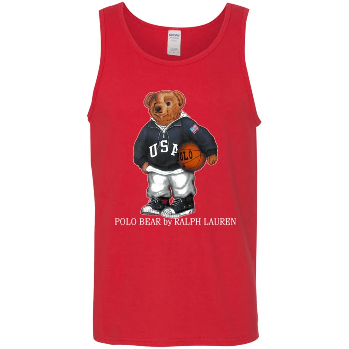 Polo Bear Ralph Lauren Shirt Men Cotton Tank