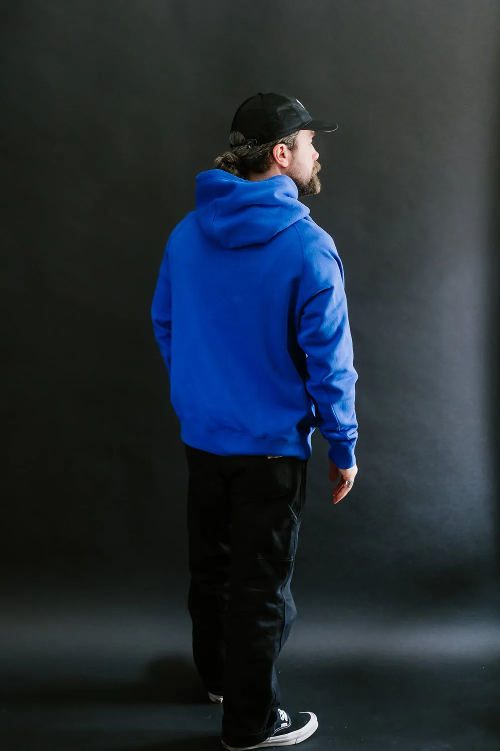 Pullover Hoodie - Super Looper French Terry - Blue