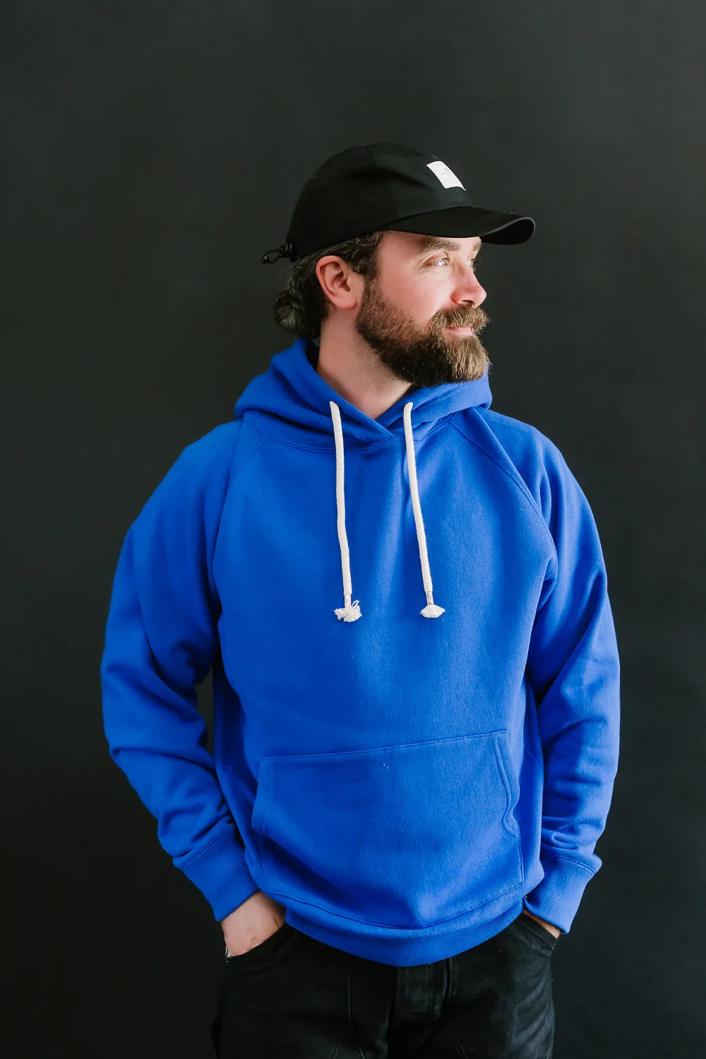 Pullover Hoodie - Super Looper French Terry - Blue