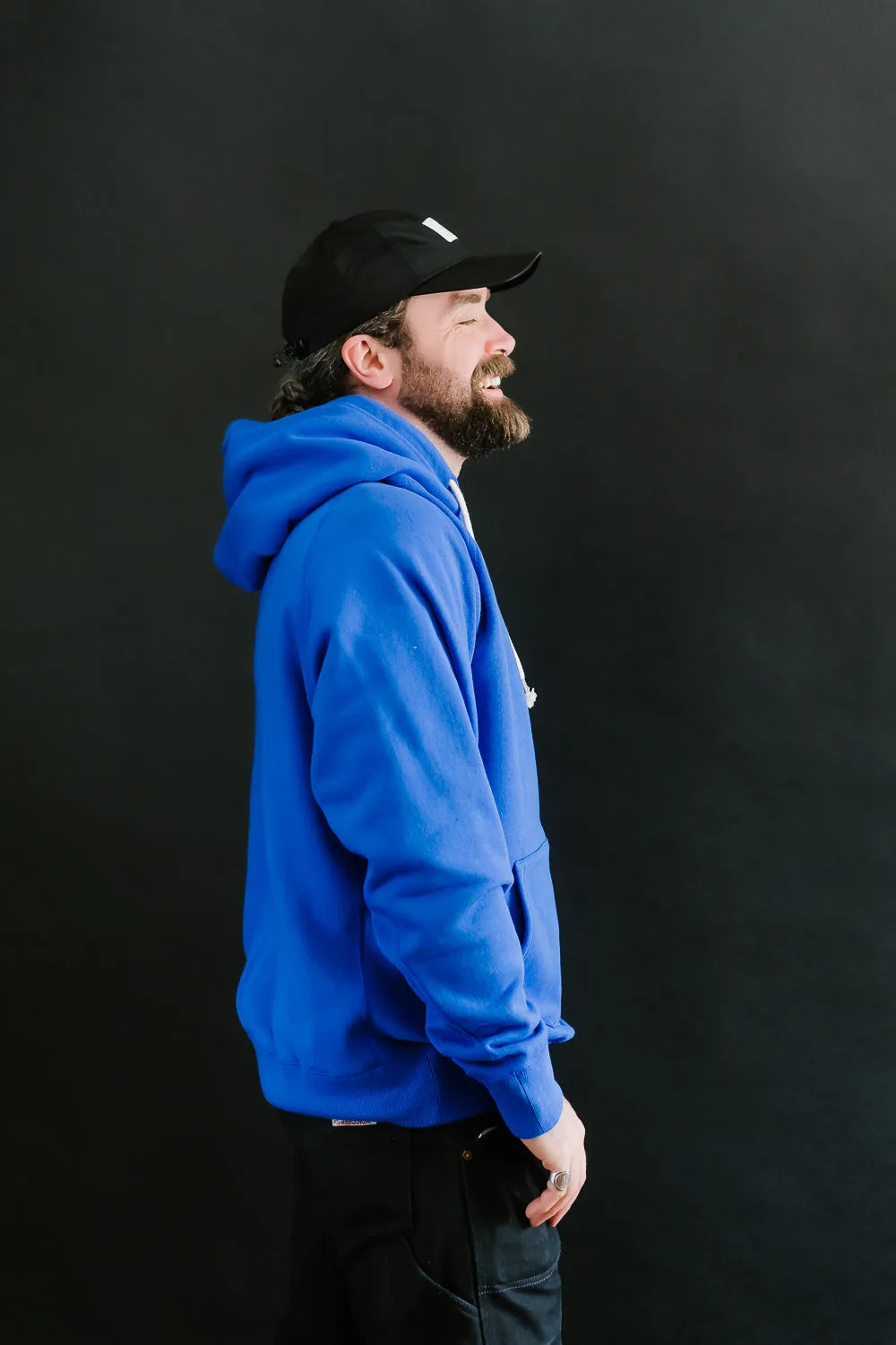 Pullover Hoodie - Super Looper French Terry - Blue