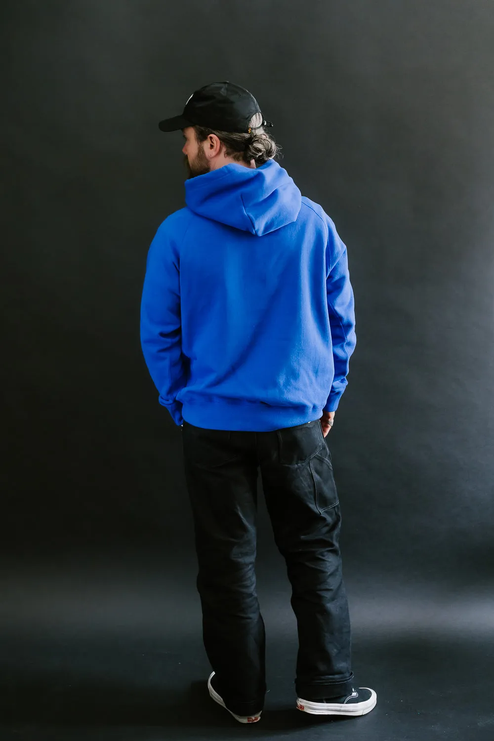 Pullover Hoodie - Super Looper French Terry - Blue