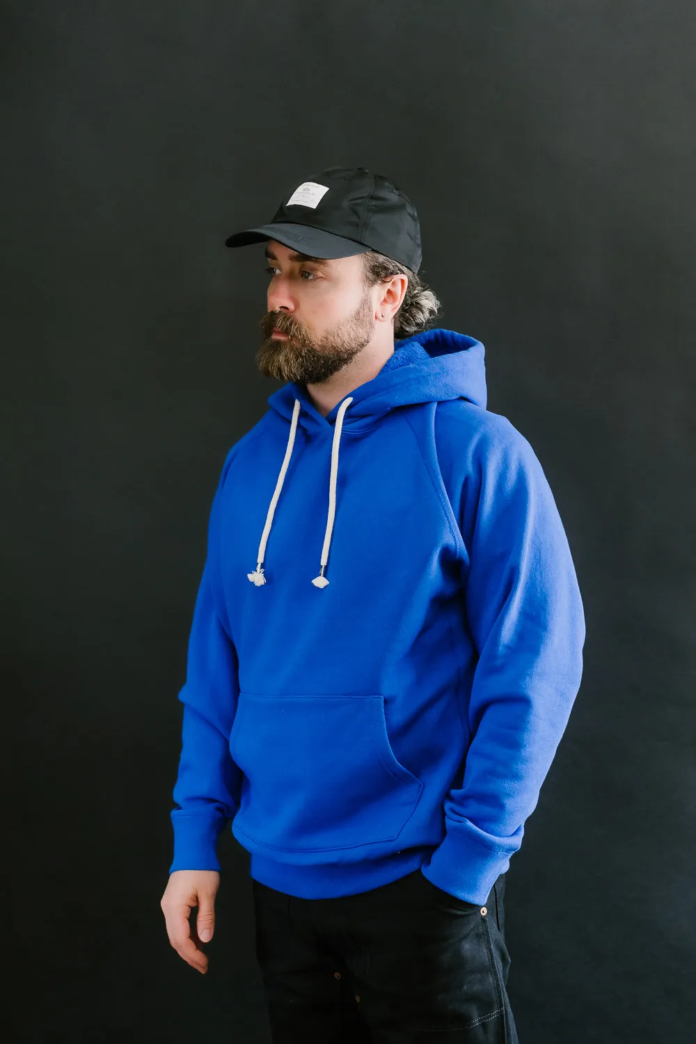 Pullover Hoodie - Super Looper French Terry - Blue