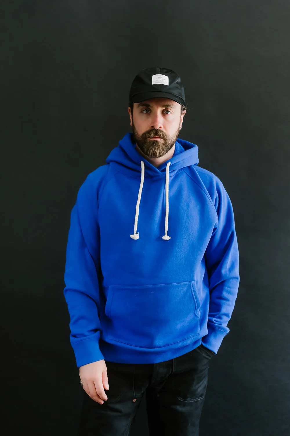 Pullover Hoodie - Super Looper French Terry - Blue