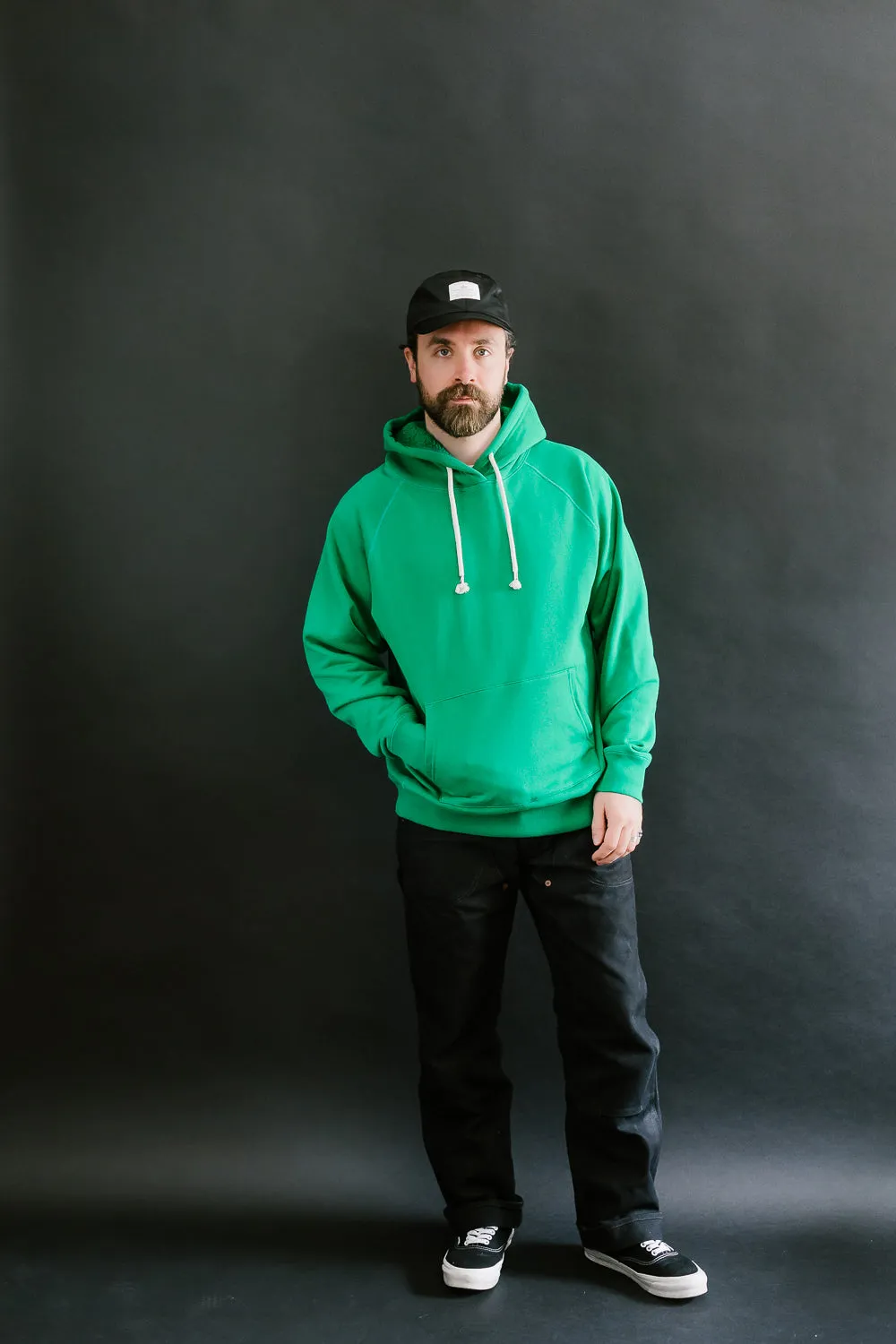 Pullover Hoodie - Super Looper French Terry - Green