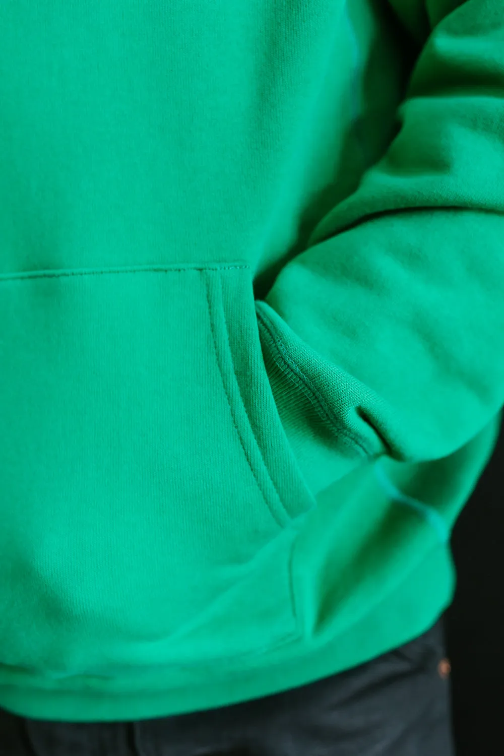 Pullover Hoodie - Super Looper French Terry - Green