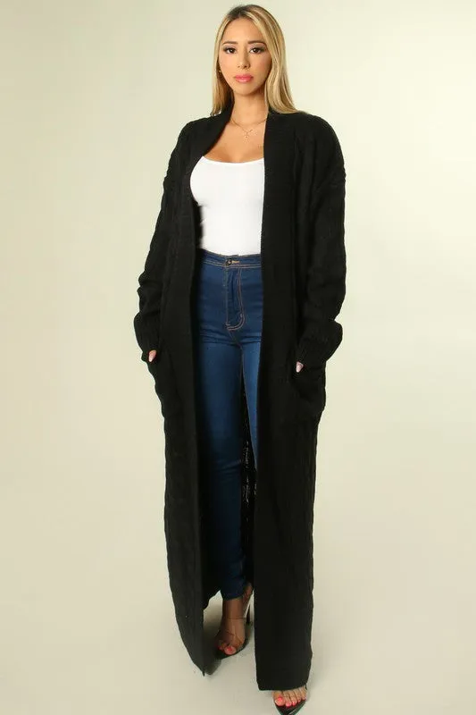 "Kelly" Long Cardigan