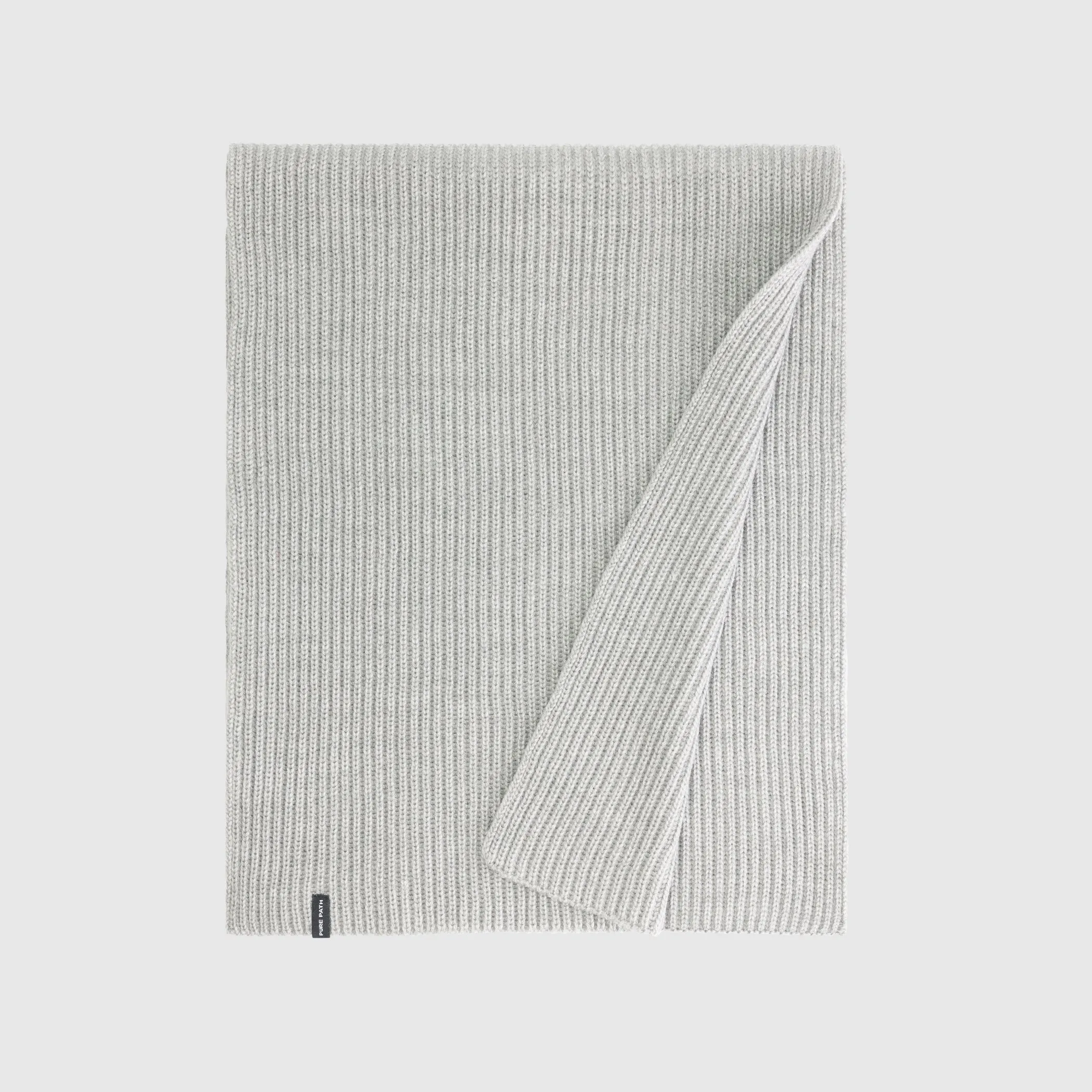 Ribbed Shawl | Grey