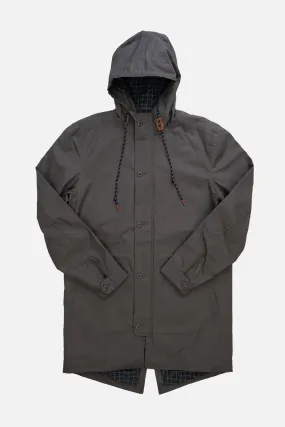 Robson Parka / Grey Waxed Canvas