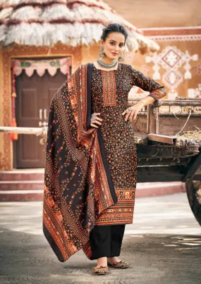 Roli Moli Pashmina Black suits Winter Collection