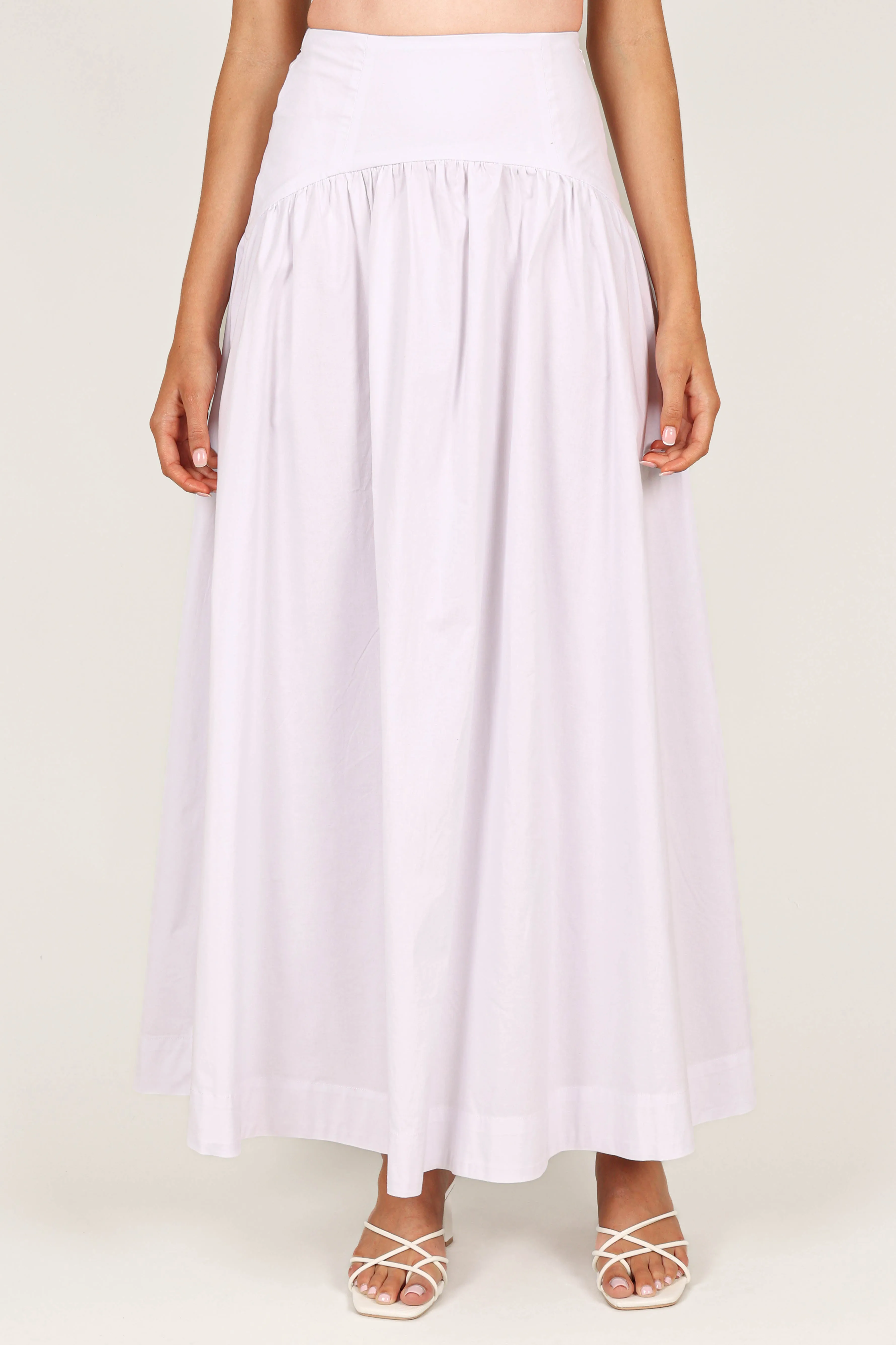 Savannah Maxi Skirt - White