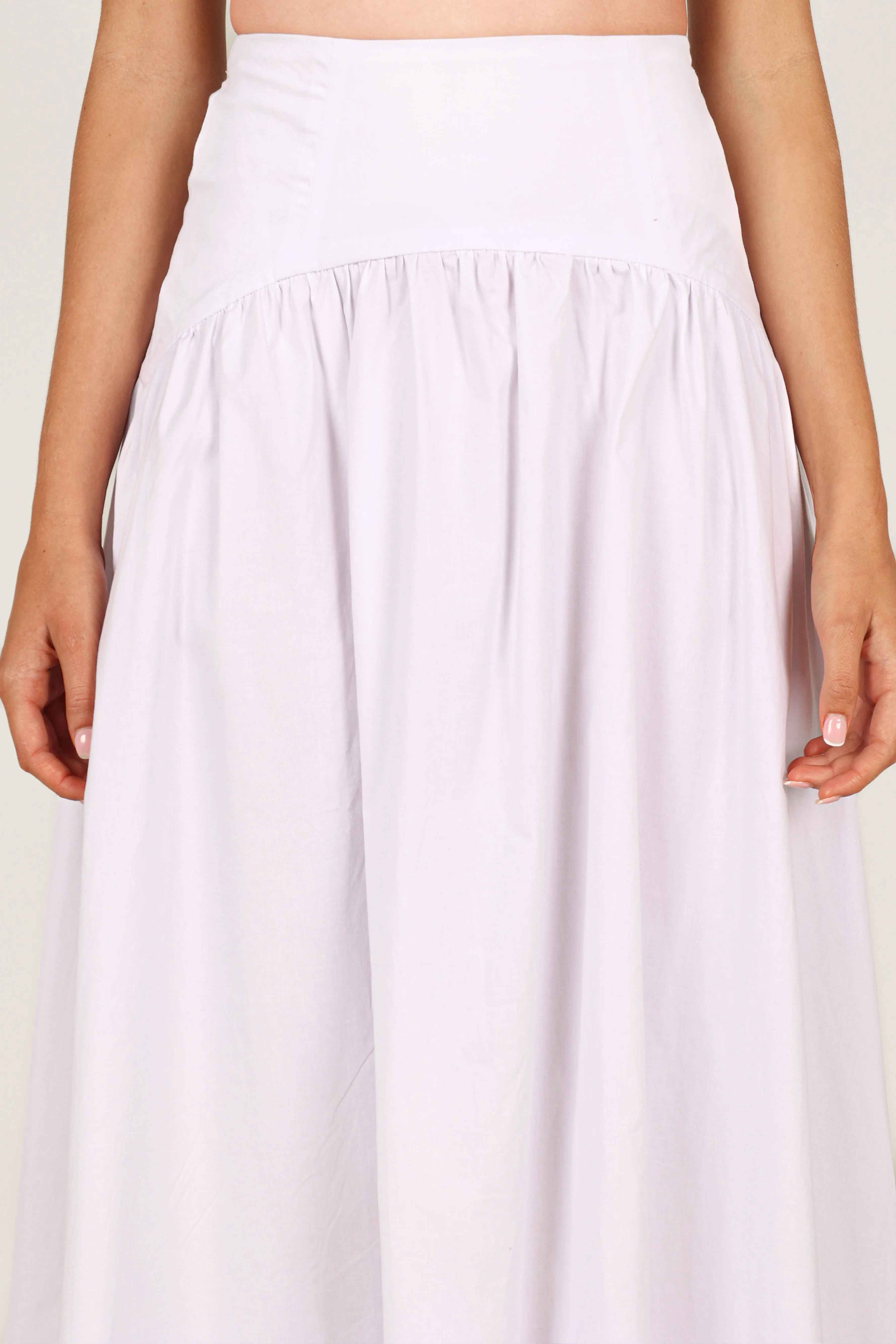 Savannah Maxi Skirt - White