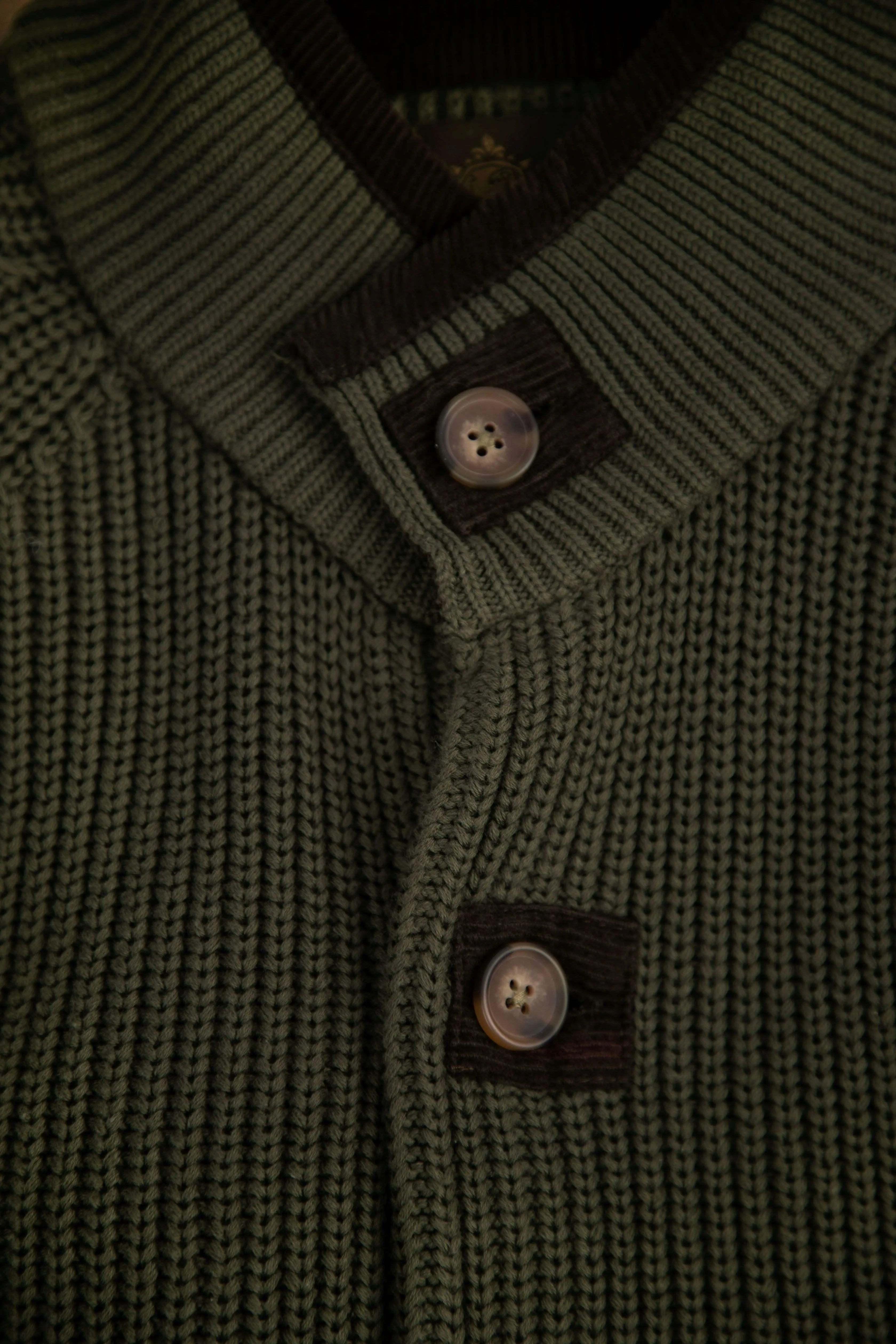 Scholarly Dover Knit & Corduroy Sweater