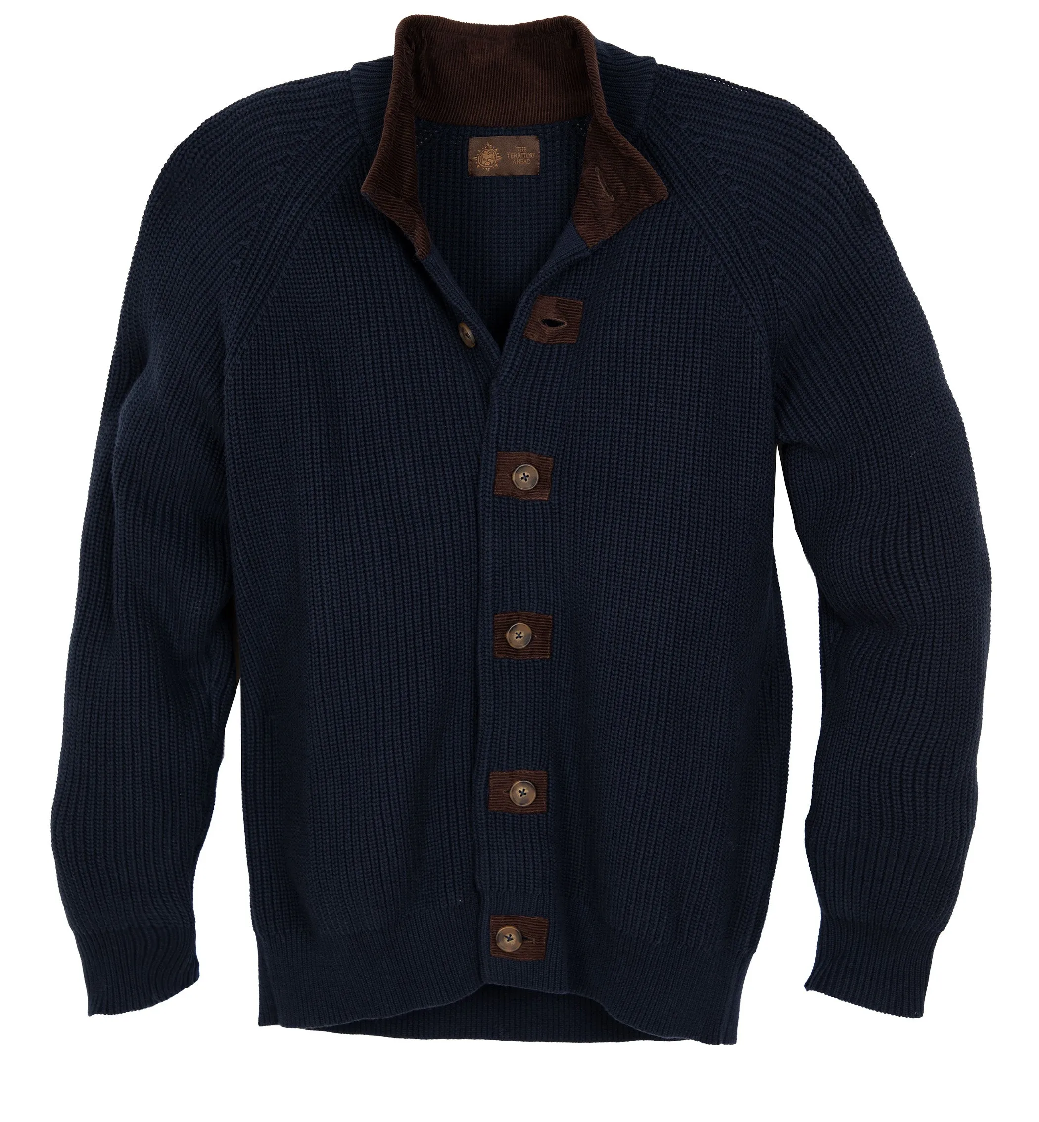 Scholarly Dover Knit & Corduroy Sweater