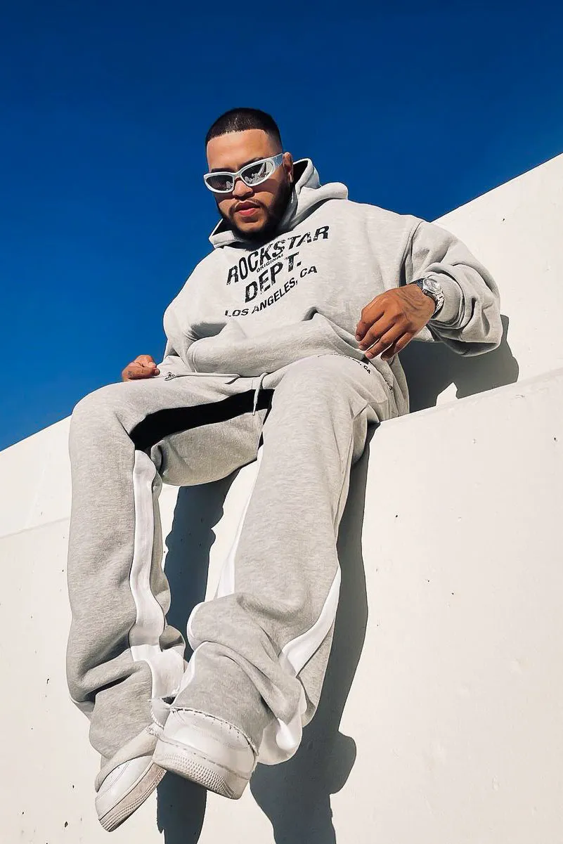 Scottie Grey/White Hoodie Track Set