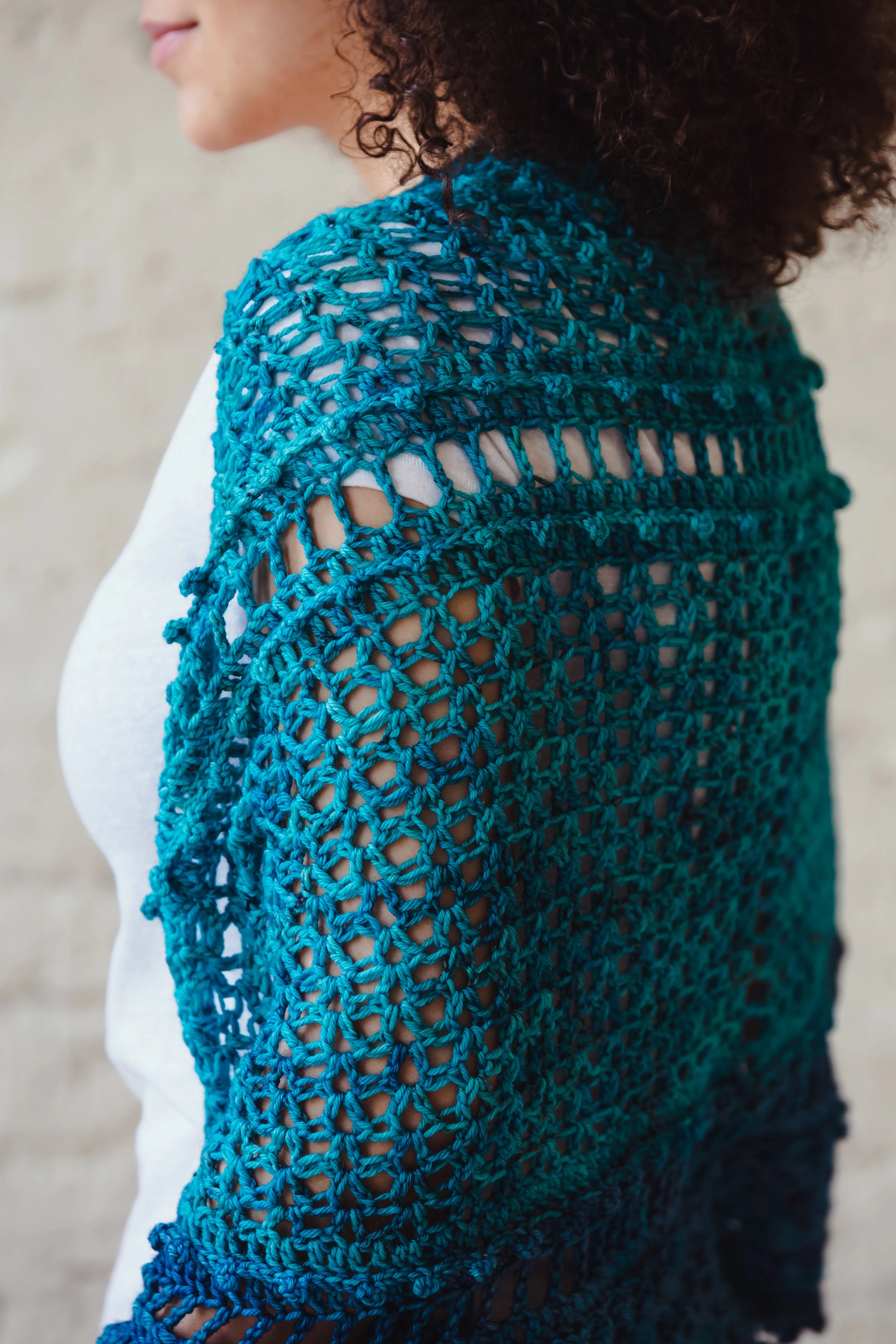 Serenity Shawl // Crochet PDF Pattern