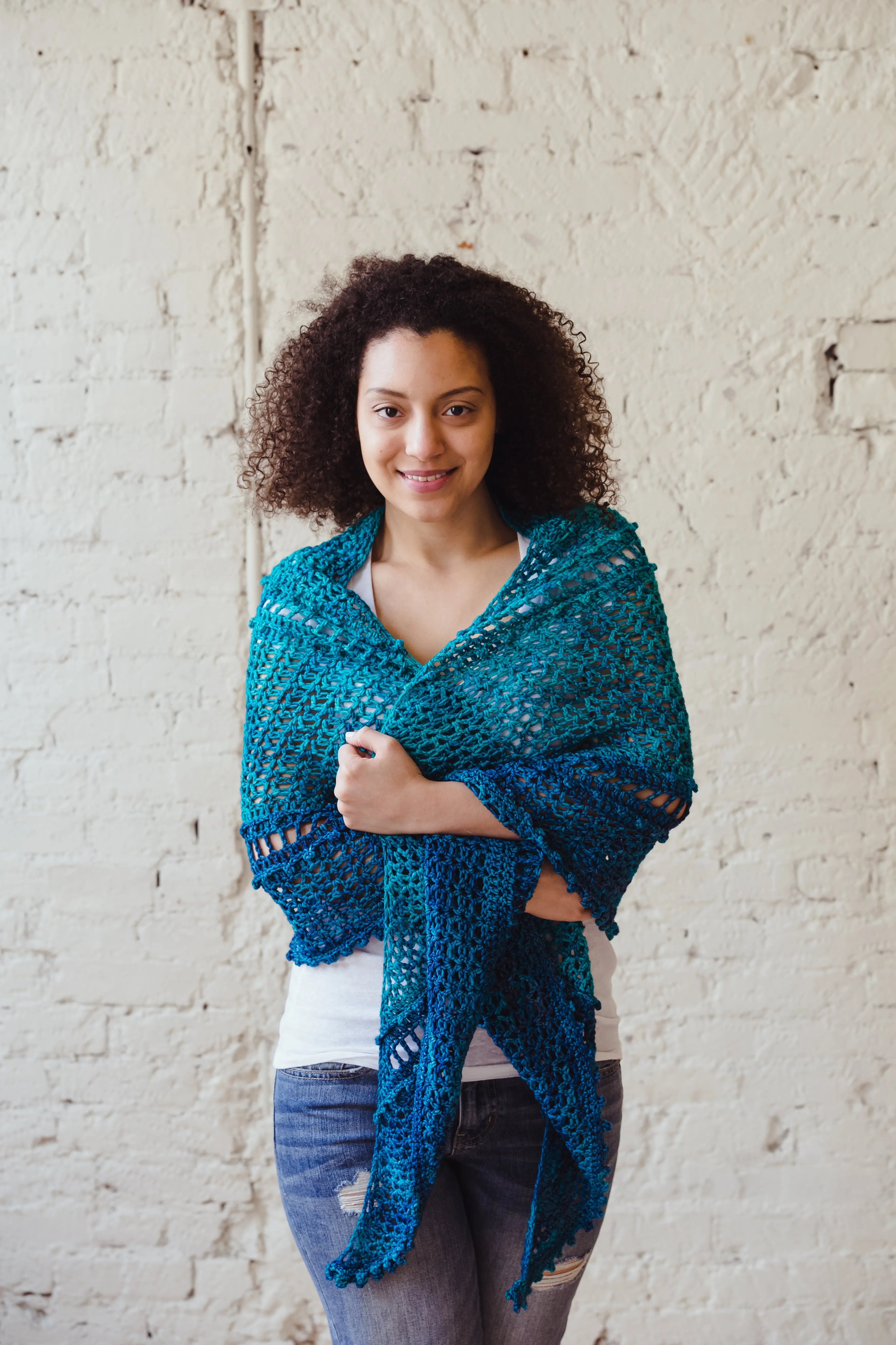 Serenity Shawl // Crochet PDF Pattern