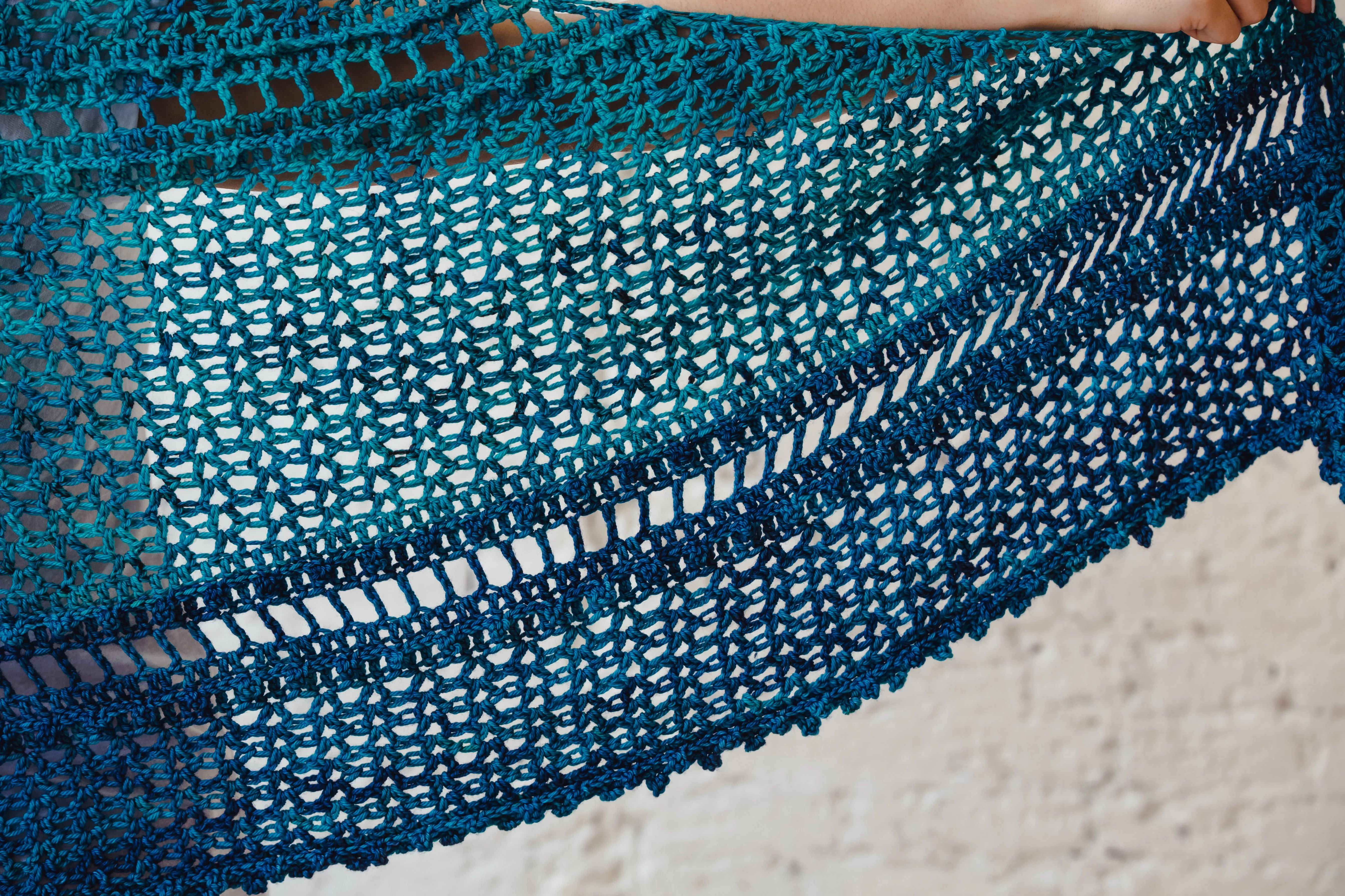 Serenity Shawl // Crochet PDF Pattern