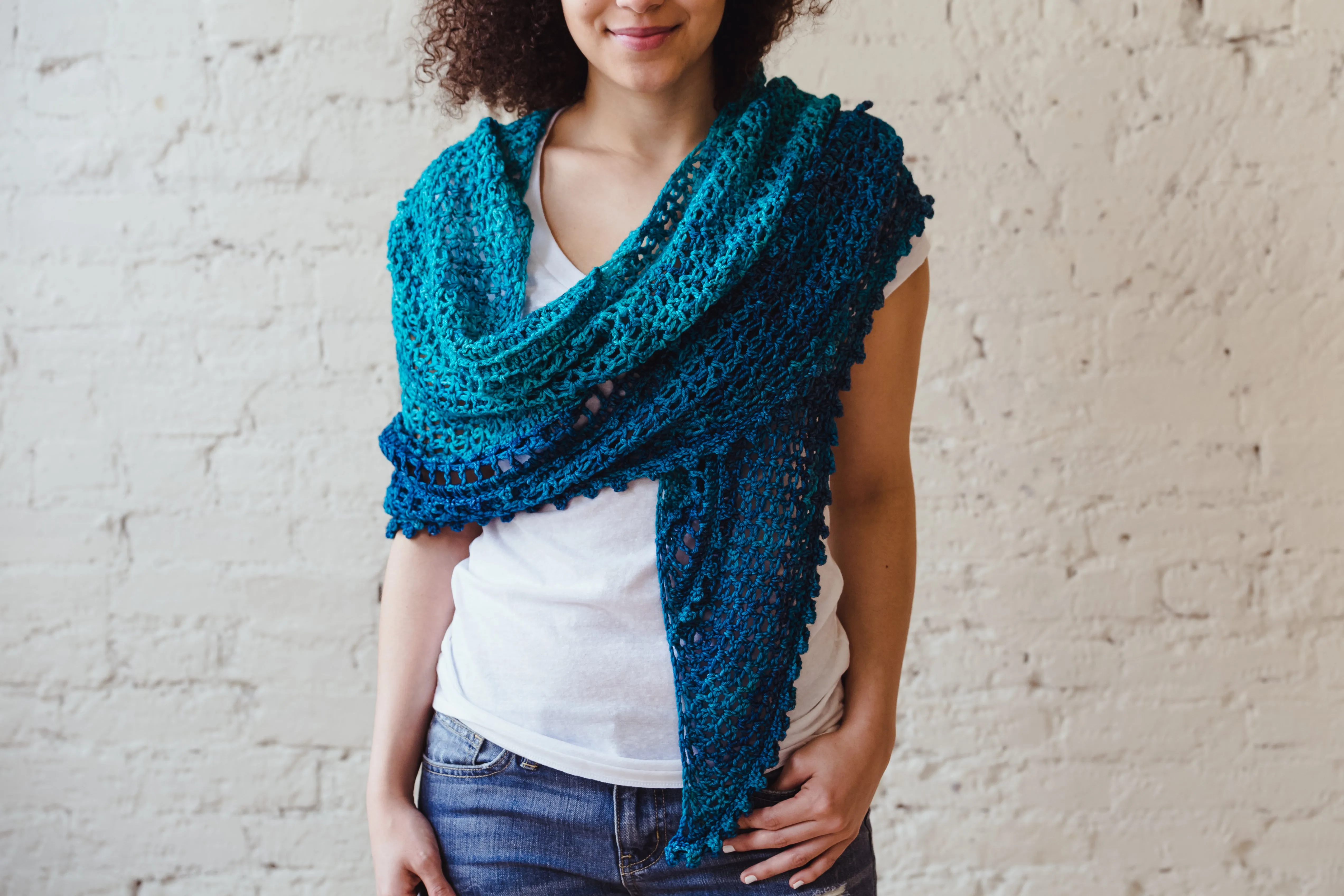 Serenity Shawl // Crochet PDF Pattern