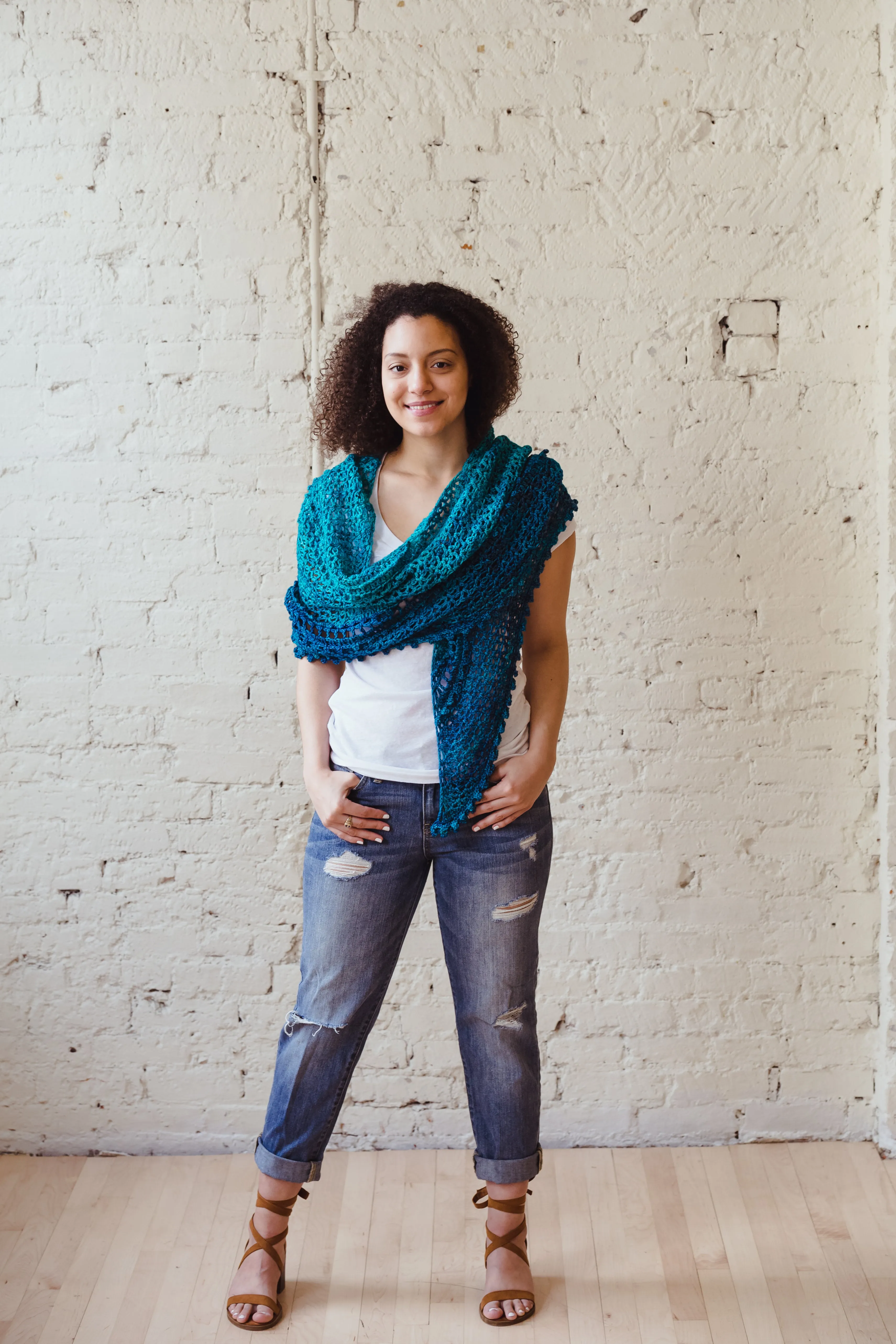 Serenity Shawl // Crochet PDF Pattern