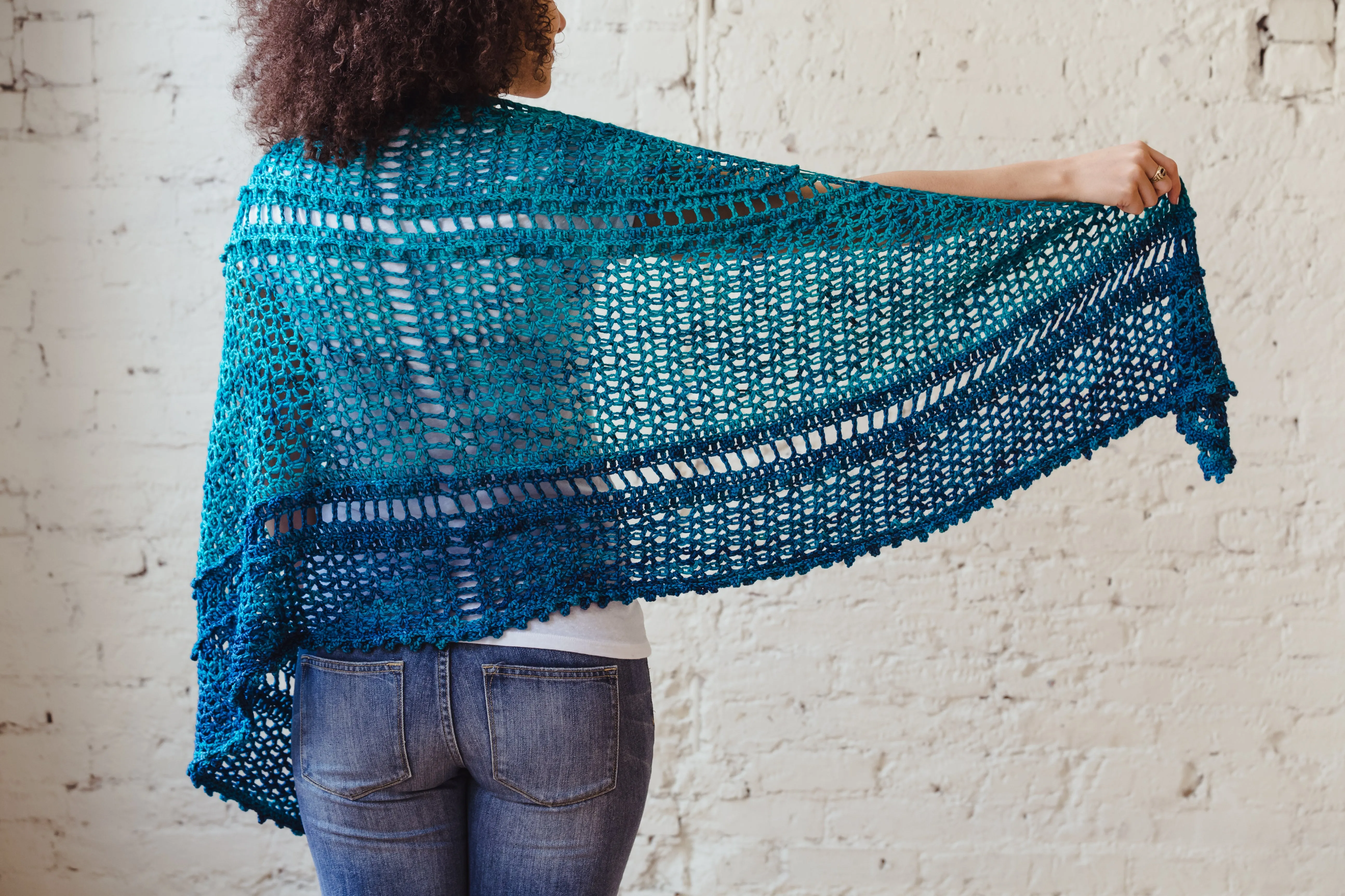 Serenity Shawl // Crochet PDF Pattern