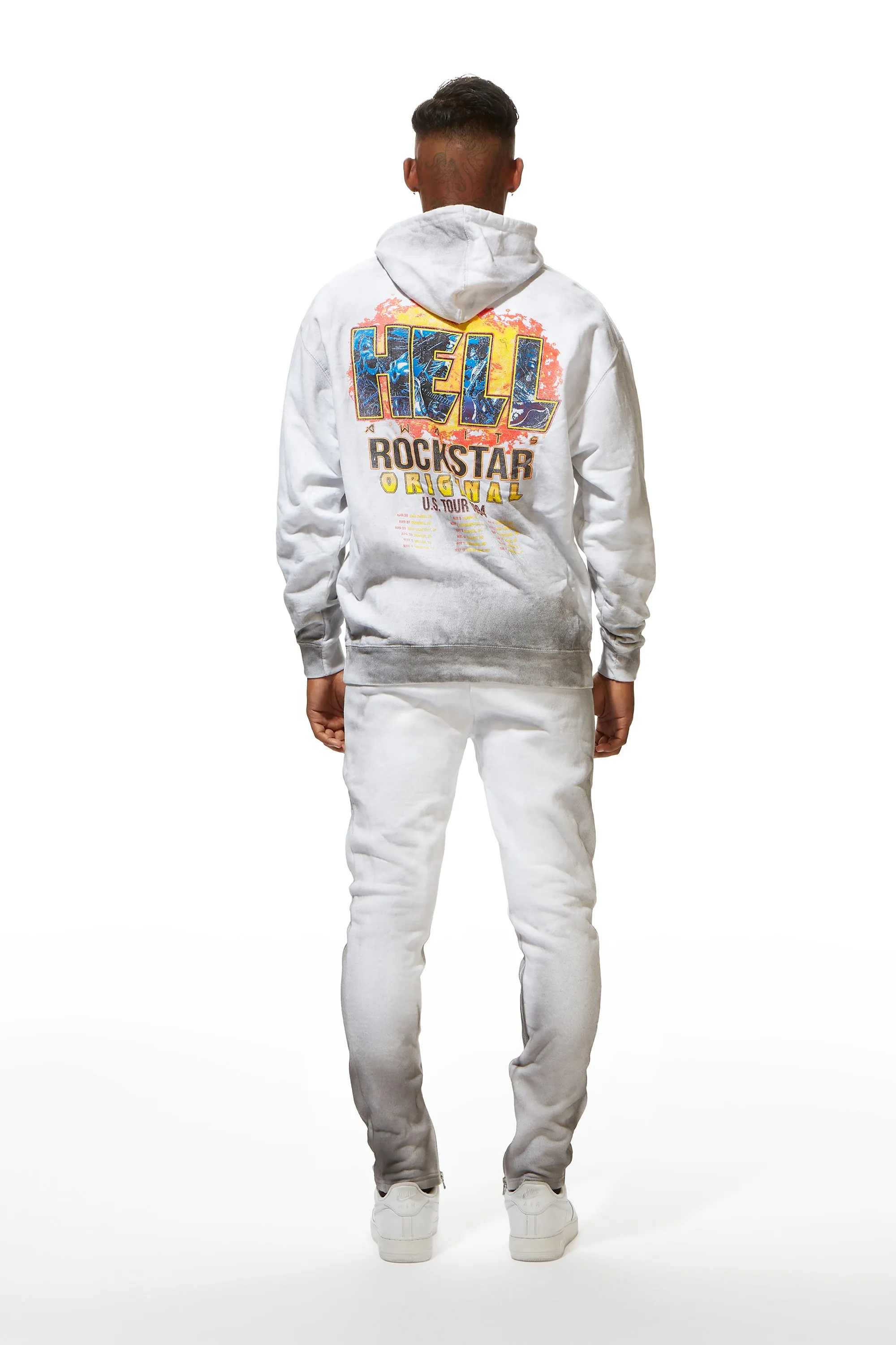 Simmons White Hoodie Set