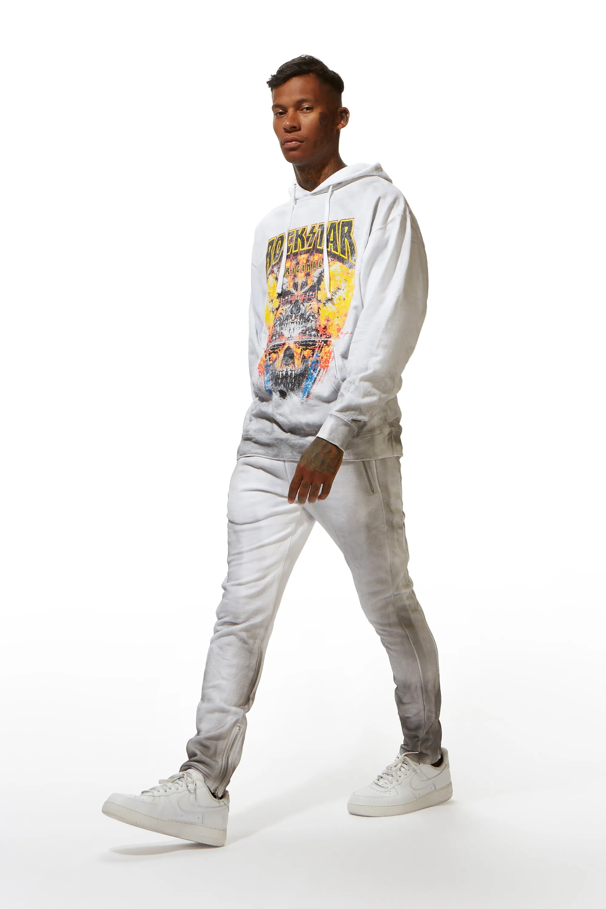 Simmons White Hoodie Set