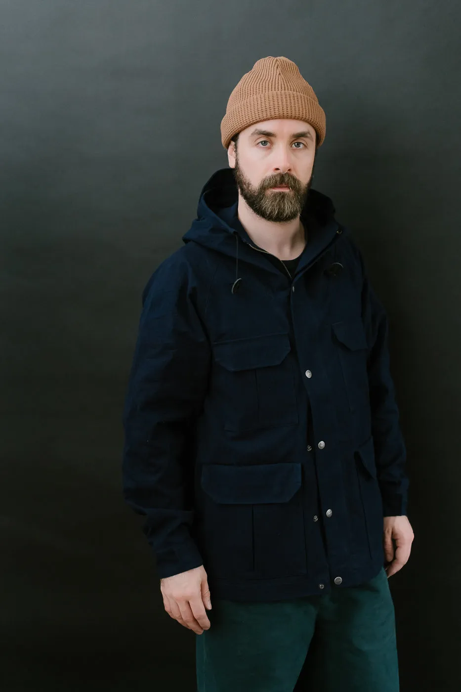 SJMPK24-AI - Ripstop Mountain Parka - Hank Dyed Indigo