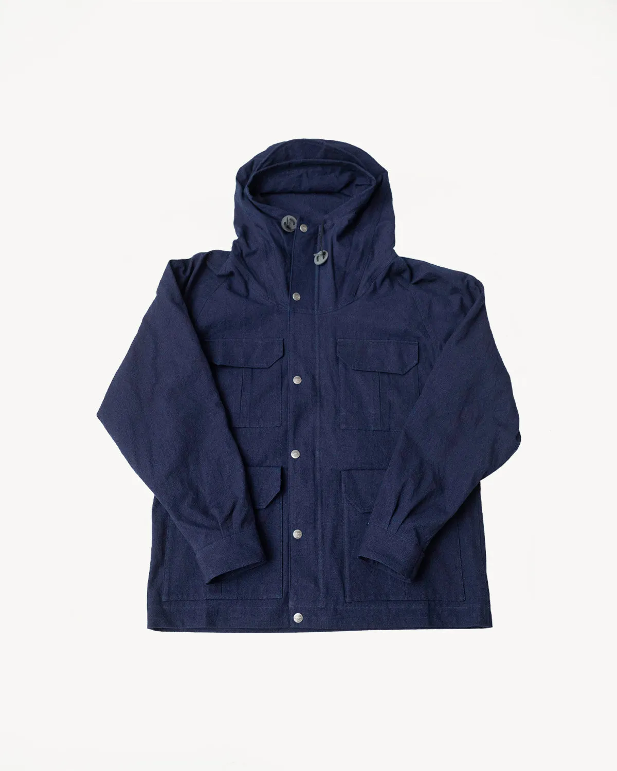 SJMPK24-AI - Ripstop Mountain Parka - Hank Dyed Indigo