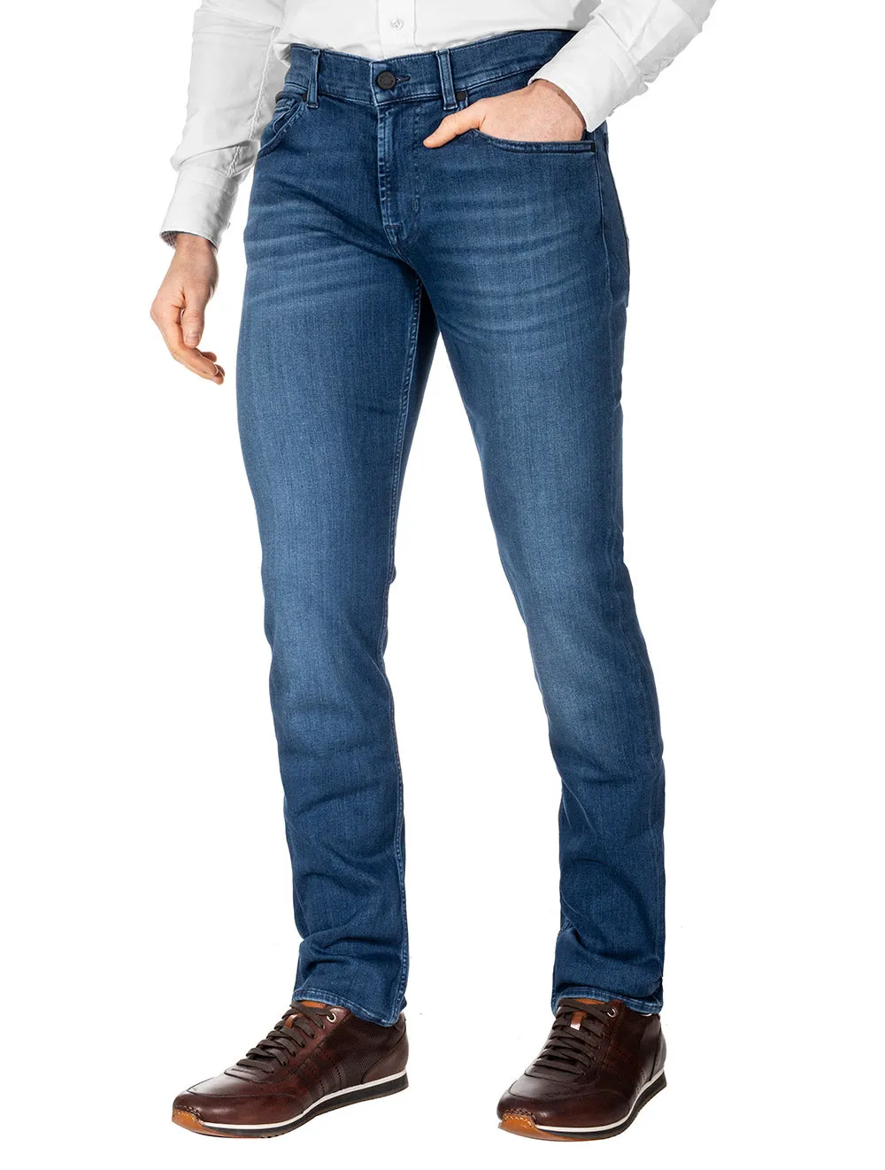 Slimmy Lux Performance Plus Jeans Blue