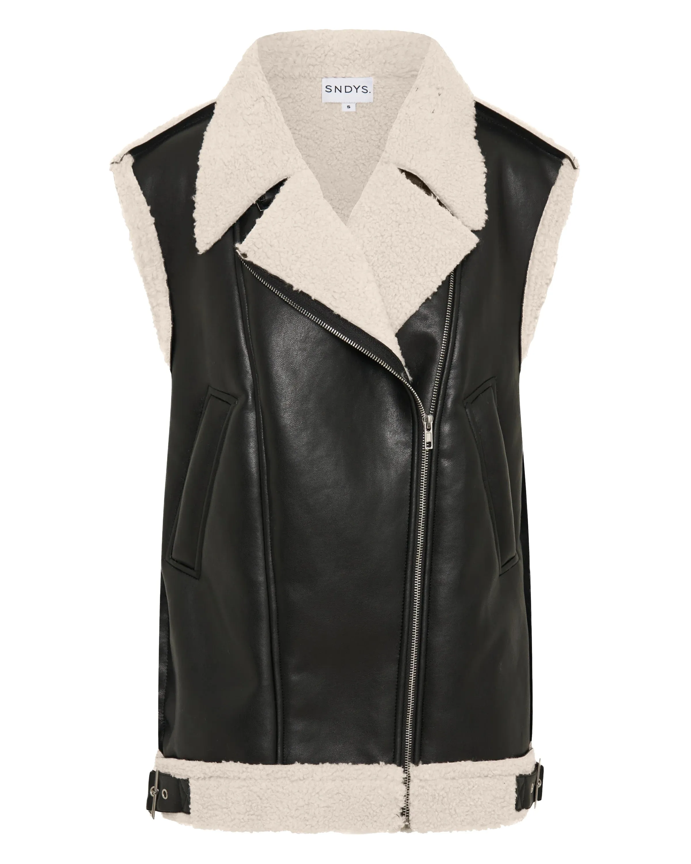 SNDYS - London Oversized Vest - Black