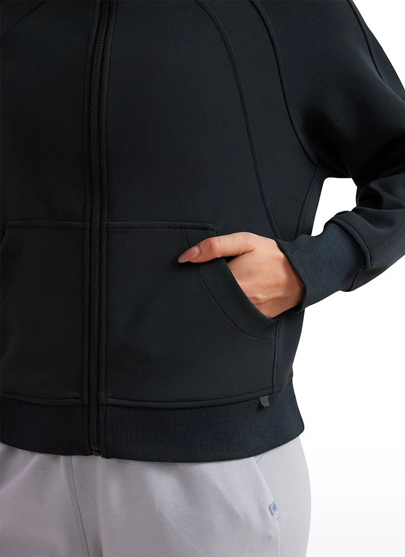 SoftAura Full Zip Pullover Hoodie