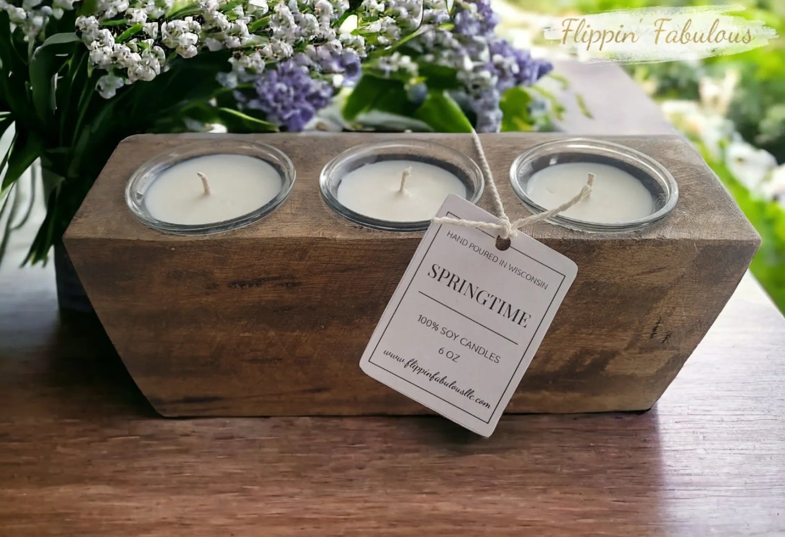 Springtime Soy Wax Candle- Multiple Sizes Available