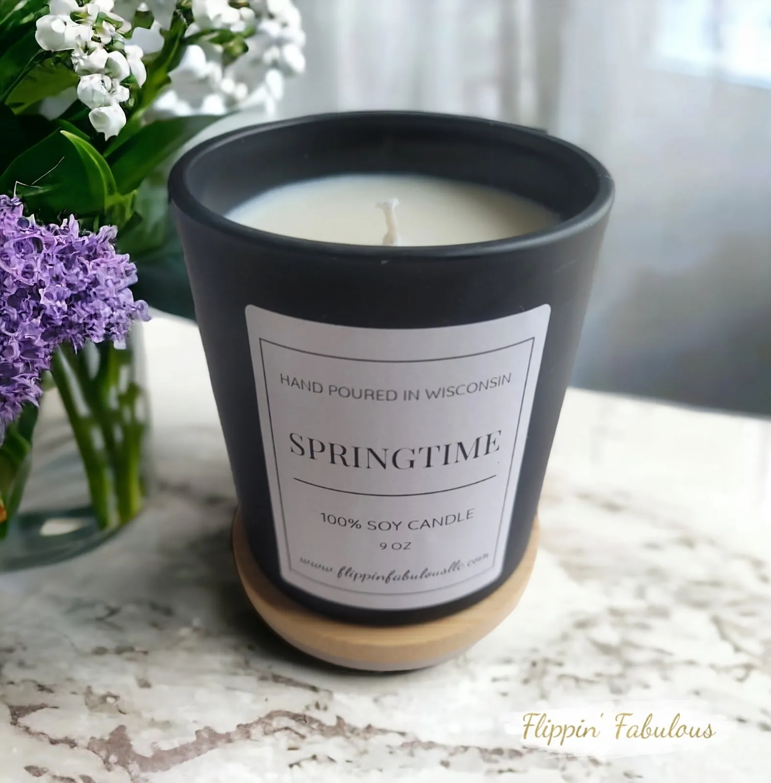 Springtime Soy Wax Candle- Multiple Sizes Available