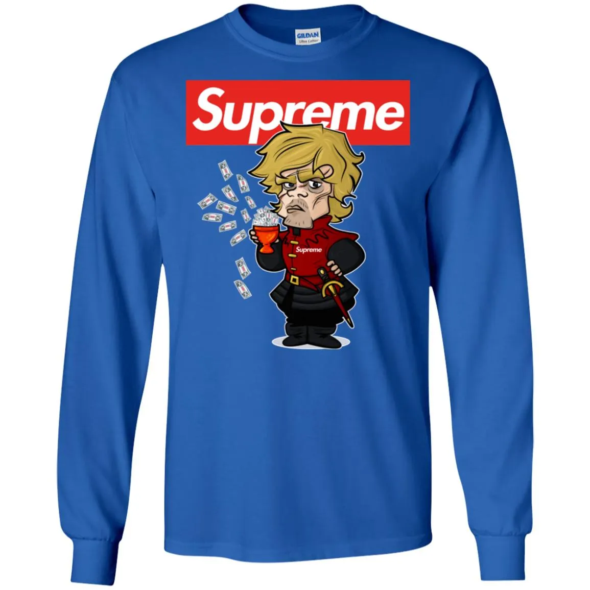 Supreme Tyrion Game Of Thrones T-shirt Men Long Sleeve Shirt