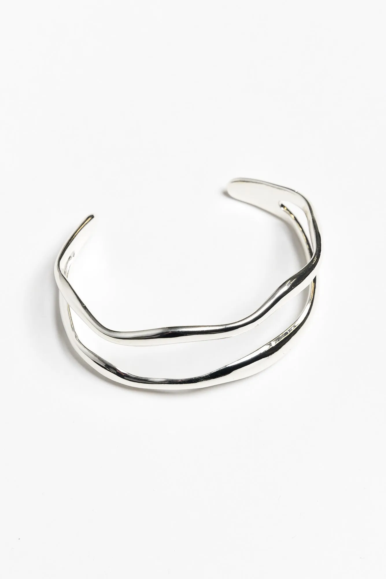 Suzette Silver Wavy Cuff