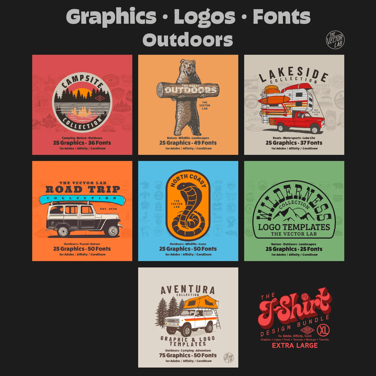 T-Shirt Design Bundle (XL)