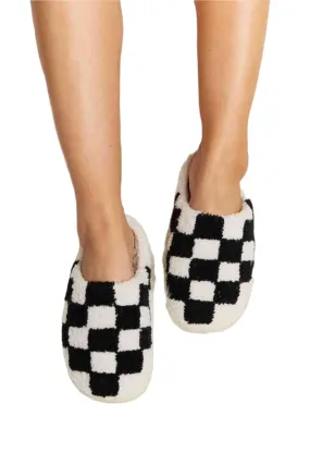 TEEK - Melody Checkered Plush Slippers