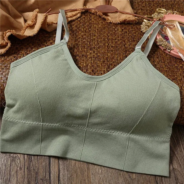 TEEK - Tank Crop Seamless Bra Camisole