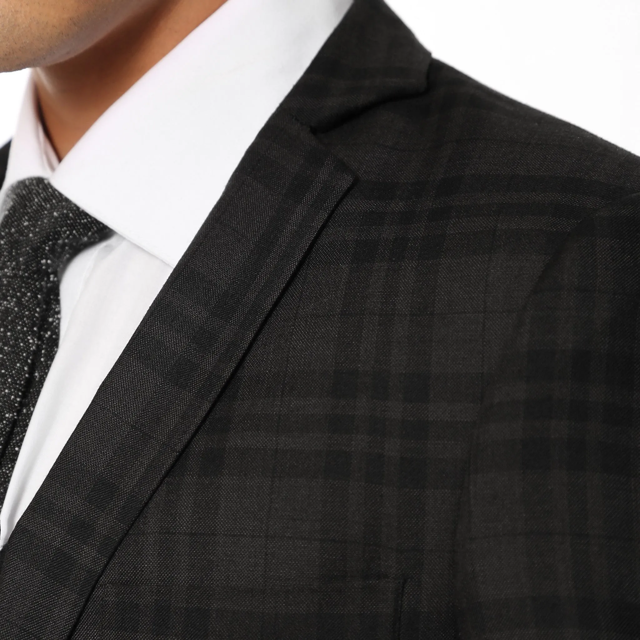 The Ares Plaid Slim Fit Mens Blazer