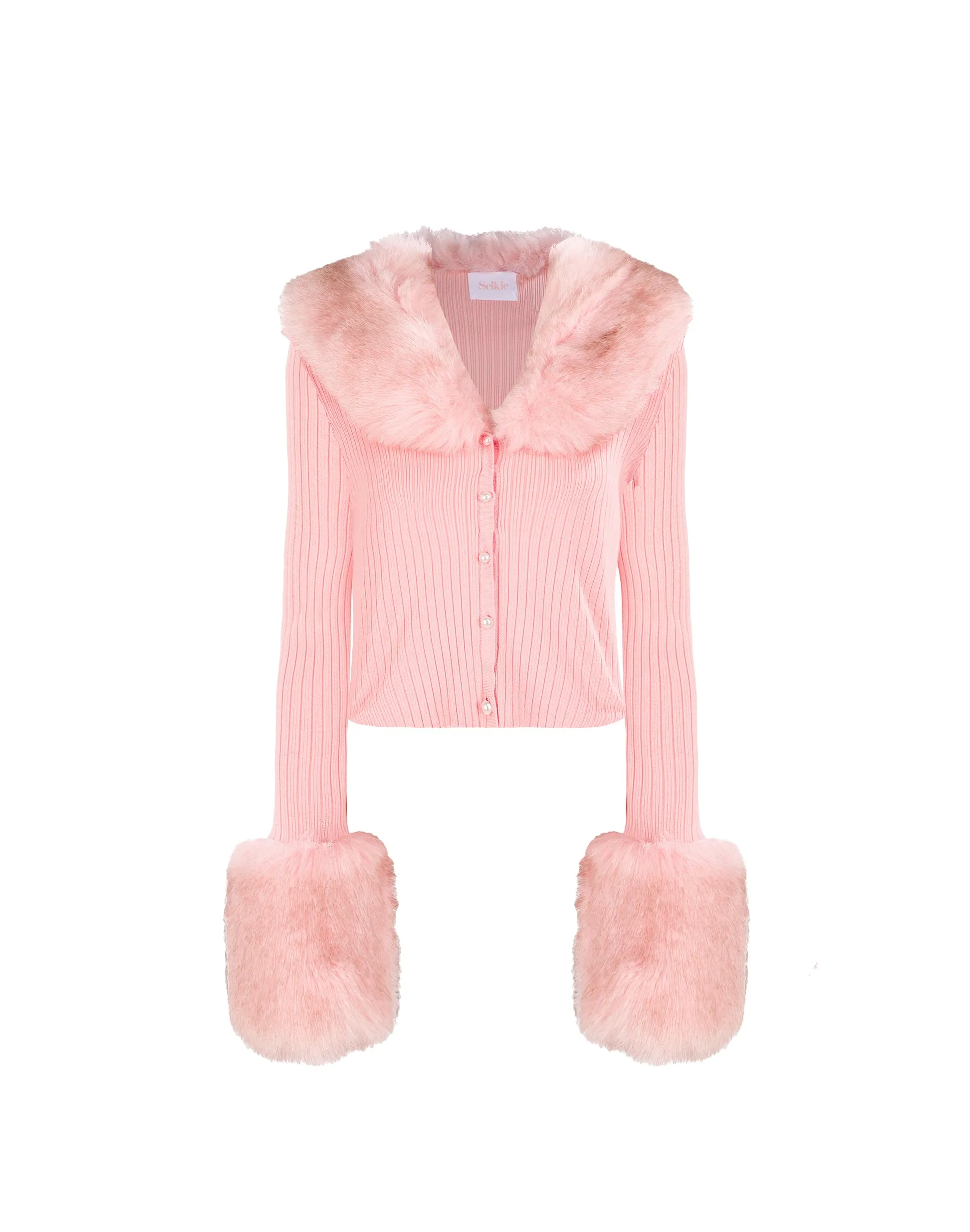 The Peach Skin Ice Skate Home Cardi